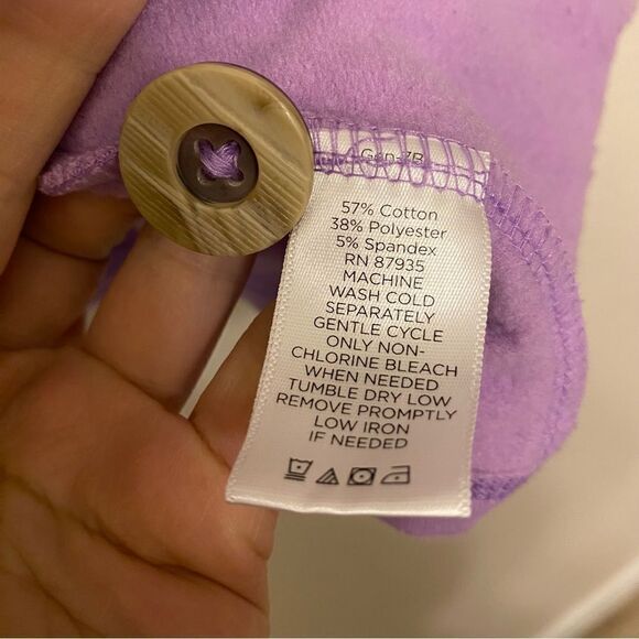 Susan Graver brushed French terry hooded top sweatshirt XL - Picture 7 of 10